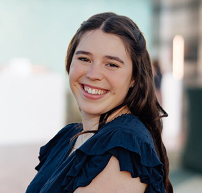 A portrait of Gel4med employee Madison Page-Jordan.